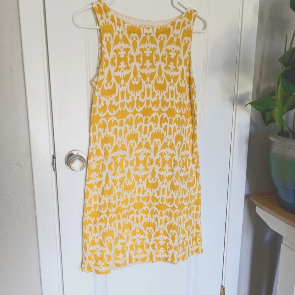 J. Crew Yellow Sweater Dress Women's Small